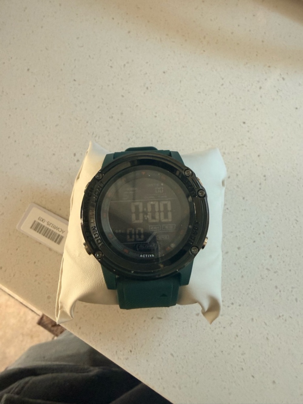 Ativa Green Silicone Strap Sport Watch